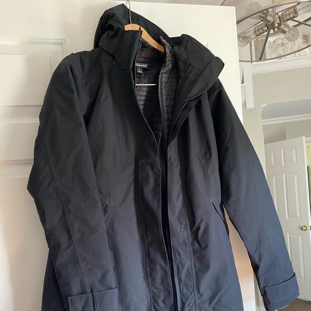 Women’s Black Patagonia 3 in 1 Parka Coat